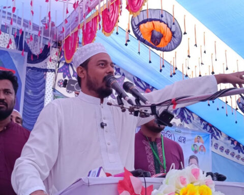 এনসিপির পদযাত্রা